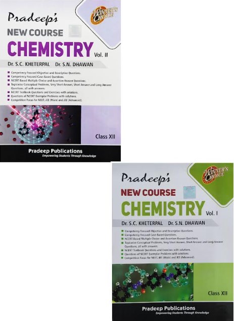Pradeep’s New Course Chemistry (Vol. 1 & 2) for Class 12 ( 2025-2026) 46th Edition